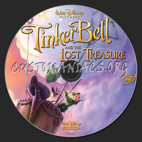 Tinker Bell and the Lost Treasure dvd label