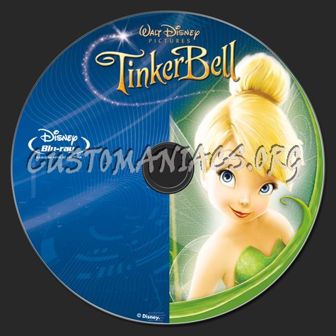 Tinker Bell blu-ray label