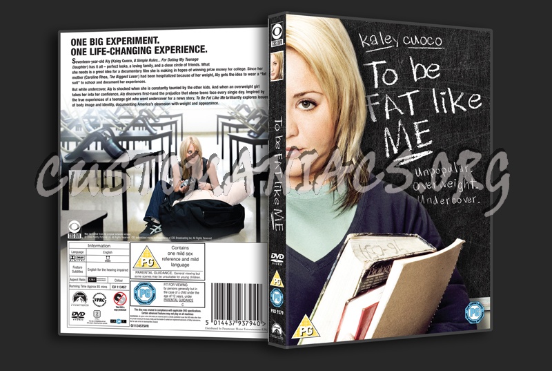 To Be Fat Like Me dvd cover
