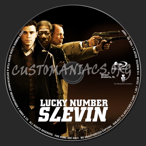 Lucky Number Slevin blu-ray label