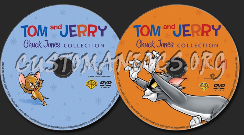 Tom and Jerry Chuck Jones Collection dvd label