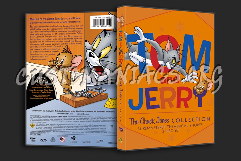 Tom and Jerry Chuck Jones Collection dvd cover
