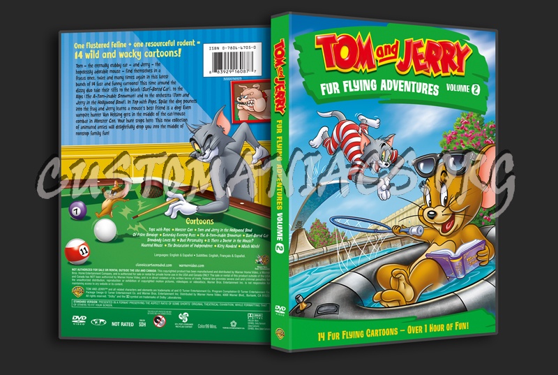 Tom and Jerry Fur Flying Adventures Volume 2 dvd cover