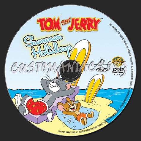 Tom and Jerry's Summer Holidays dvd label