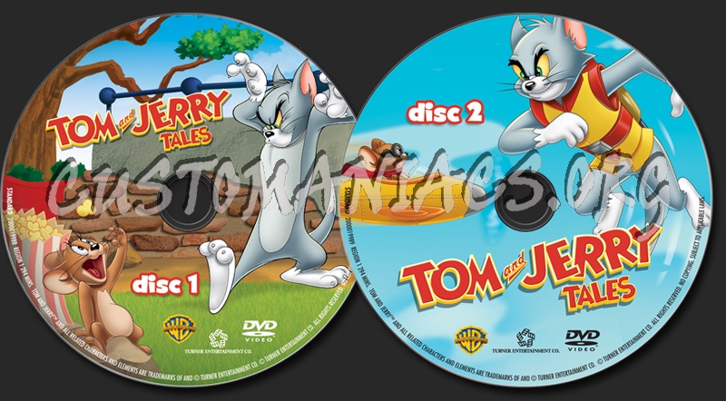 Tom and Jerry Tales Season 1 dvd label