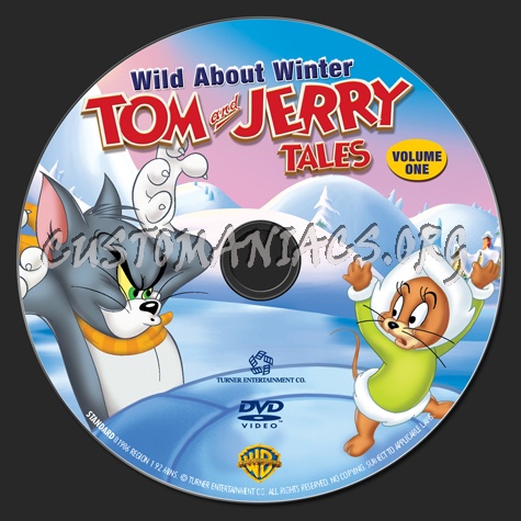 Tom and Jerry Tales Volume 1 dvd label