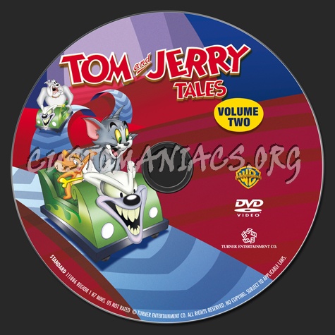 Tom and Jerry Tales Volume 2 dvd label