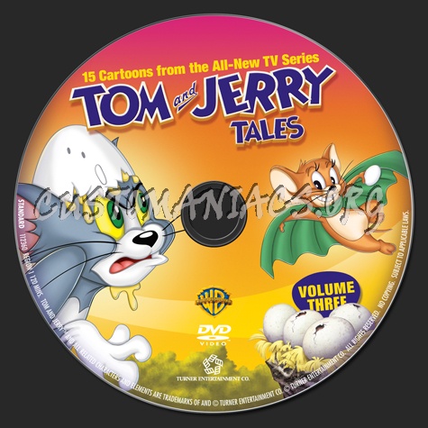 Tom and Jerry Tales Volume 3 dvd label