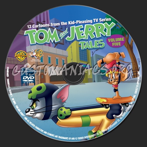 Tom and Jerry Tales Volume 5 dvd label