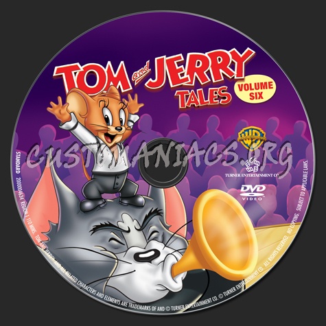 Tom and Jerry Tales Volume 6 dvd label