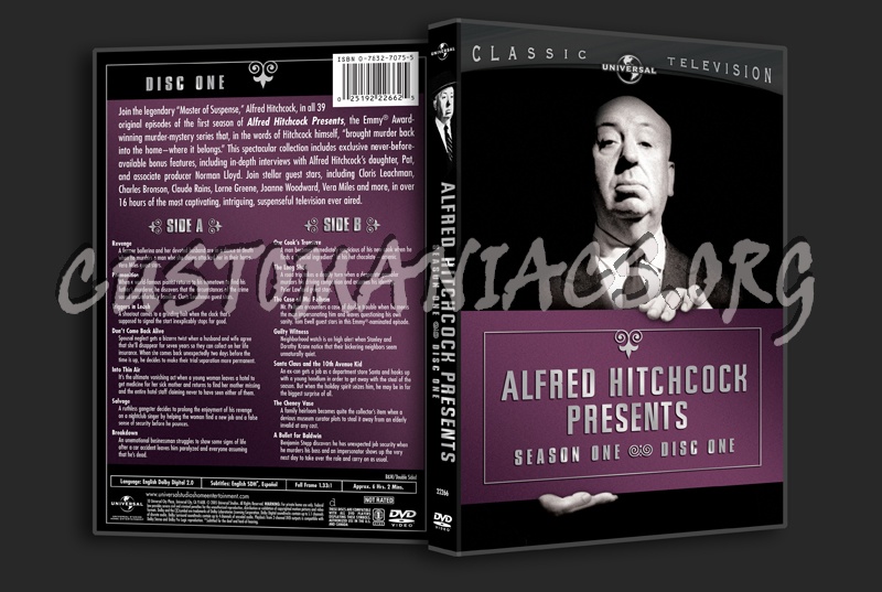 Alfred Hitchcock Presents Season 1 dvd cover