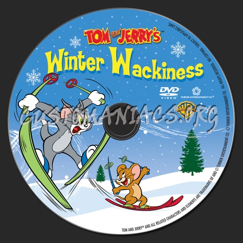 Tom and Jerry Winter Wackiness dvd label