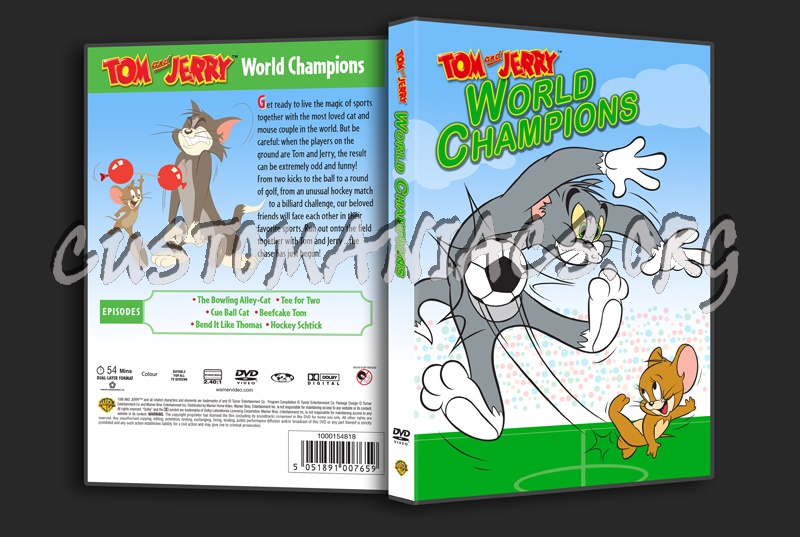 Tom and Jerry World Champions dvd cover