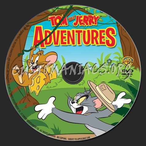 Tom and Jerry's Adventures dvd label