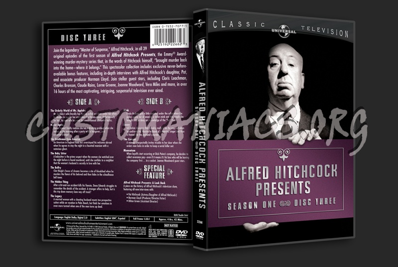 Alfred Hitchcock Presents Season 1 dvd cover