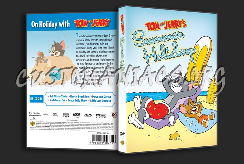 Tom and Jerry's Summer Holidays dvd cover