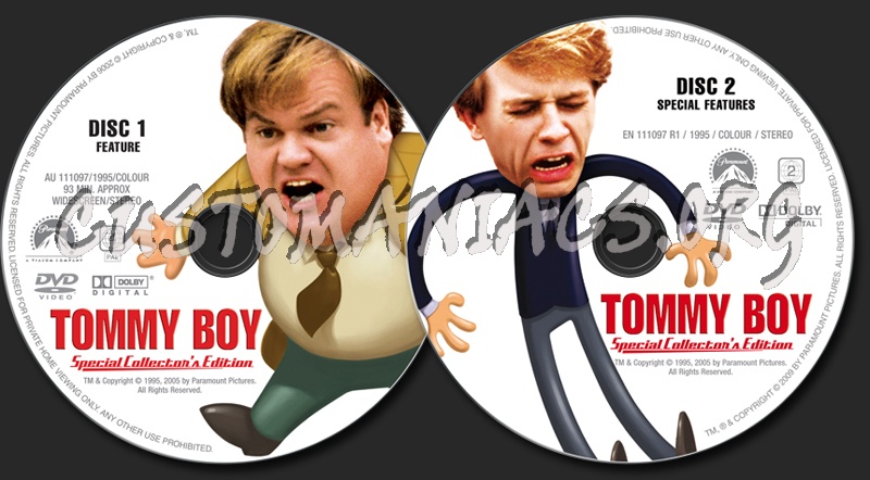 Tommy Boy dvd label