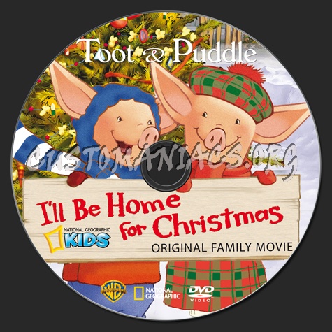 Toot & Puddle I'll be Home for Christmas dvd label