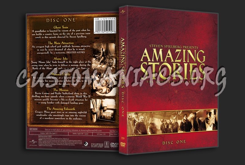 Amazing Stories Season 1 dvd cover