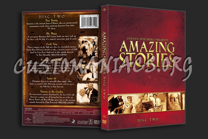 Amazing Stories Season 1 dvd cover