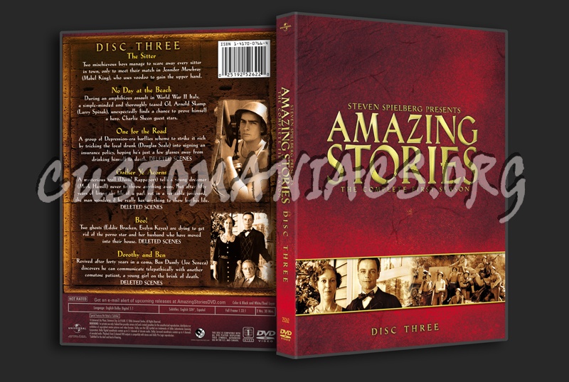 Amazing Stories Season 1 dvd cover