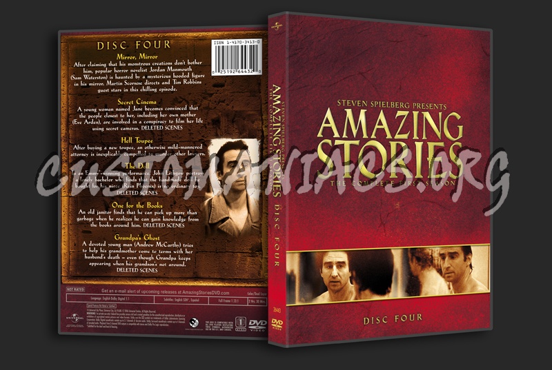 Amazing Stories Season 1 dvd cover