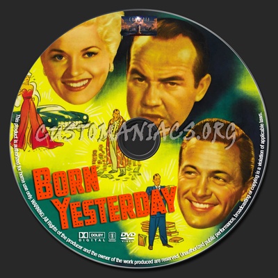 Born Yesterday dvd label