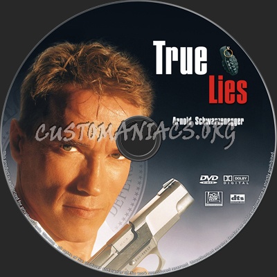 True Lies dvd label