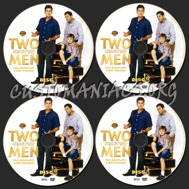 Two and a Half Men Season 1 dvd label