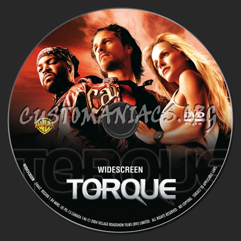 Torque dvd label