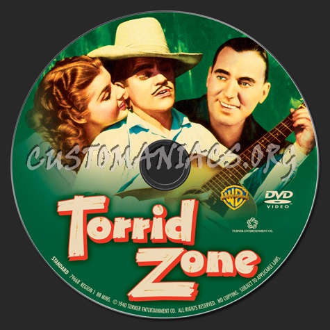 Torrid Zone dvd label