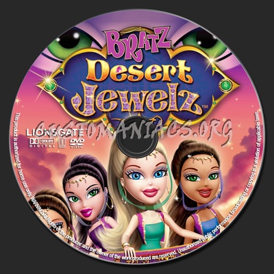 Bratz Desert Jewelz dvd label