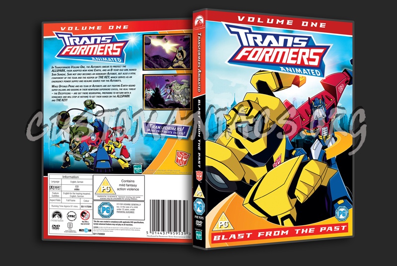 Transformers Animated Volume 1 dvd cover