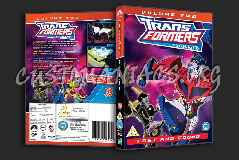 Transformers Animated Volume 2 dvd cover