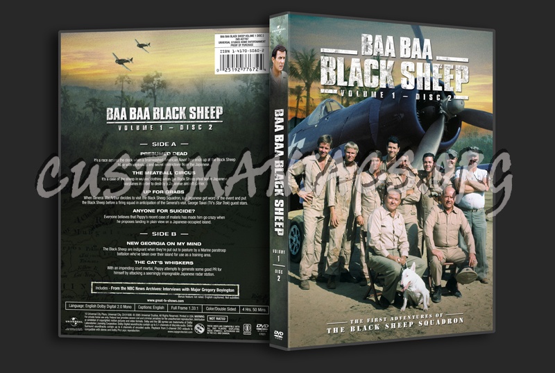 Baa Baa Black Sheep Volume 1 dvd cover