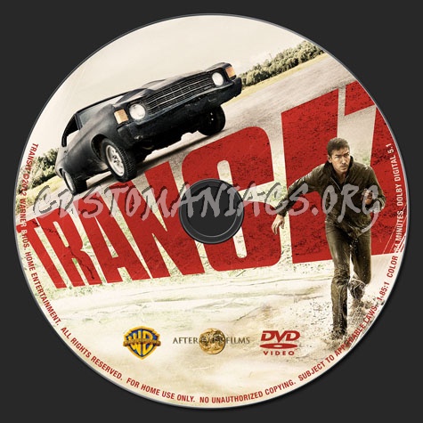 Transit dvd label