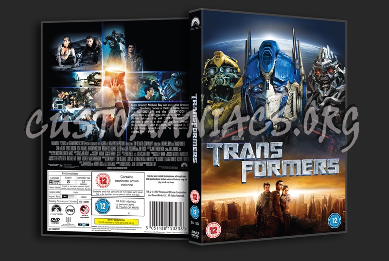 Transformers dvd cover