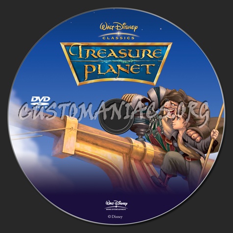 Treasure Planet dvd label