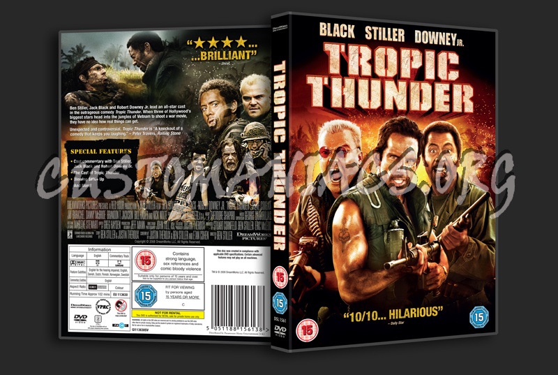 Tropic Thunder dvd cover