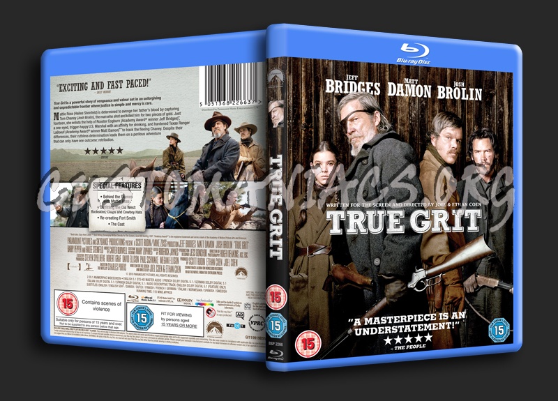 True Grit blu-ray cover
