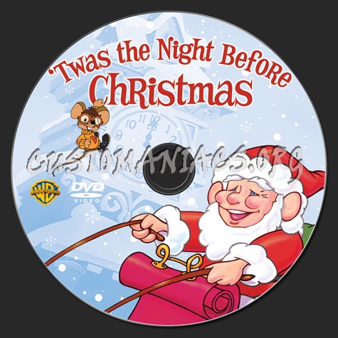 'Twas the Night Before Christmas dvd label