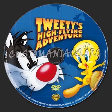 Tweety's High-Flying Adventure dvd label