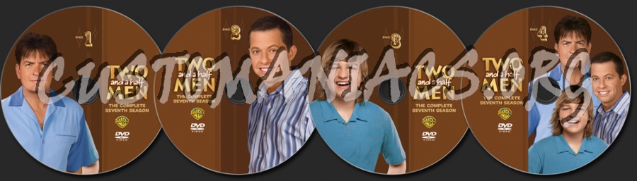 Two and a Half men Season 7 dvd label