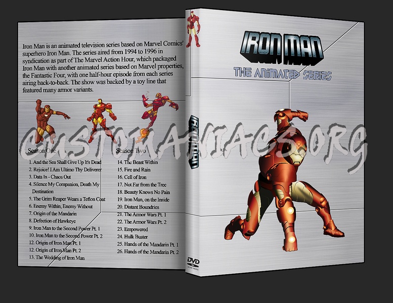 Iron Man The Animated Series dvd cover