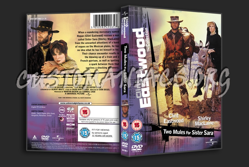 Two Mules For Sister Sara dvd cover