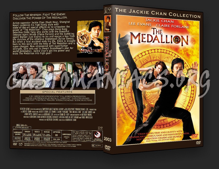 The Medallion dvd cover