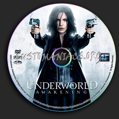 Underworld Awakening dvd label