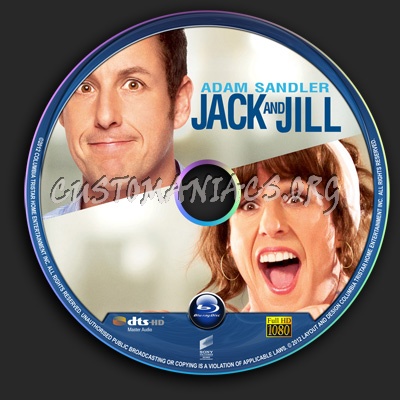 Jack And Jill blu-ray label