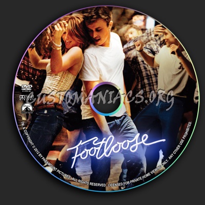 Footloose dvd label