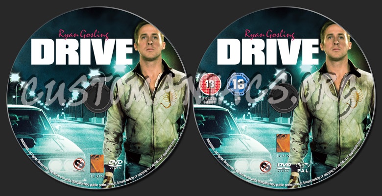 Drive dvd label